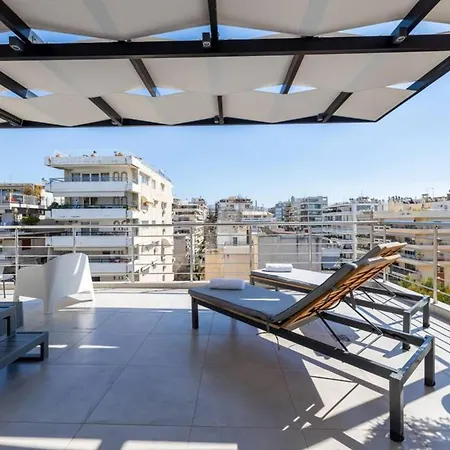 Apartment Jacuzzi Luxpenthouse Pfaliro Athens